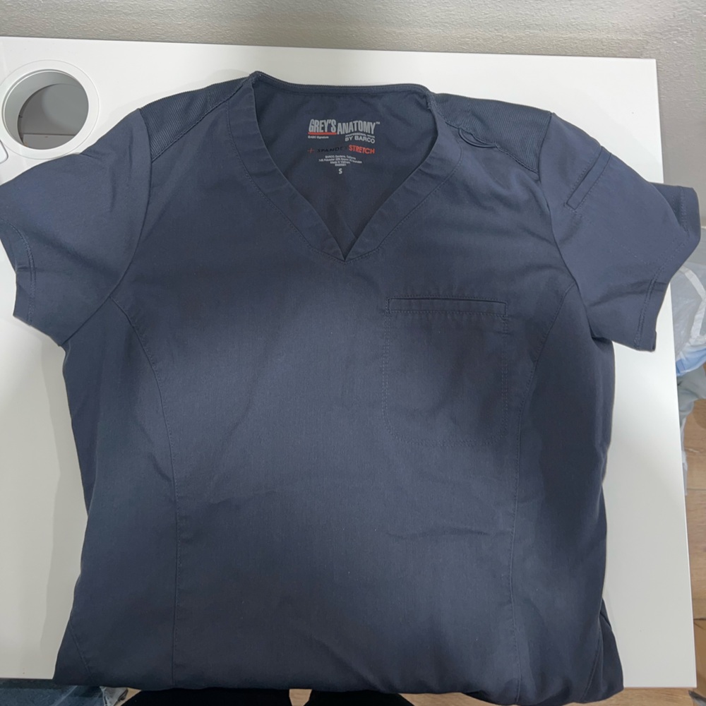Grey's Anatomy Women's Gray Scrub Set Size XSP/S - Picture 9 of 9